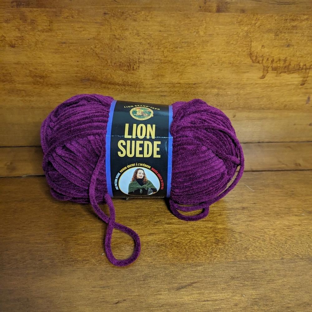Lion Suede Yarn Fuchsia Lot#: 0111H